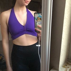 Purple Sports Bra